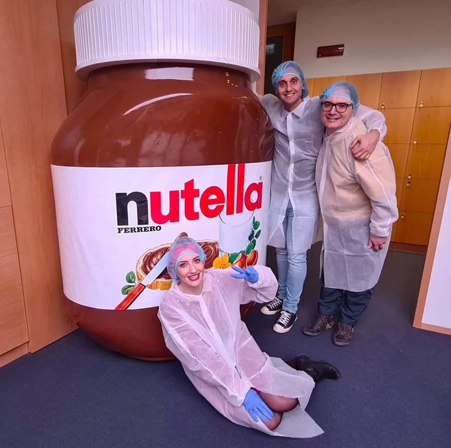I Terconauti durante un progetto aziendale per Ferrero su formazione e inclusione